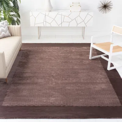 Safavieh Mirage Hand Made Area Rug, Brown Solid / Tonal Style Non-shedding