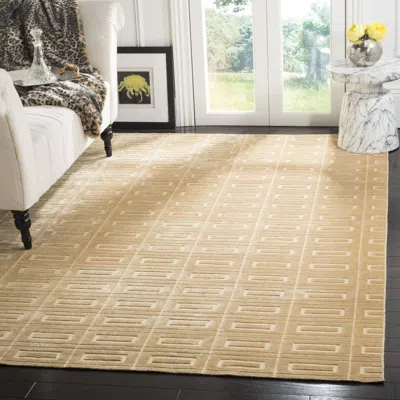 Safavieh Mirage Hand Made Area Rug, Champagne Contemporary Style Non-shedding In Neutral