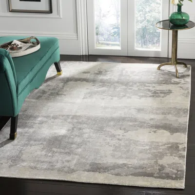 Safavieh Mirage Hand Made Area Rug, Grey Contemporary Style Non-shedding In Gray