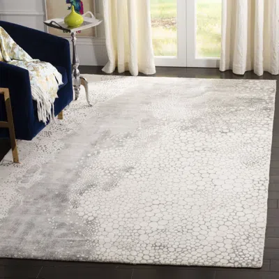 Safavieh Mirage Hand Made Area Rug, Grey Contemporary Style Non-shedding In Neutral