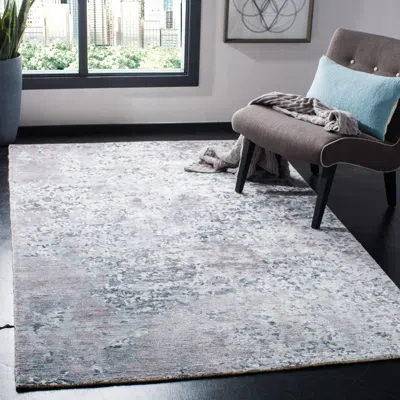 Safavieh Mirage Hand Made Area Rug, Grey / Ivory Contemporary Style Non-shedding In Neutral