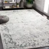 Safavieh Mirage Hand Made Area Rug, Grey / Teal Traditional Style Non-shedding In White