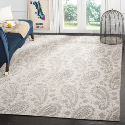 Safavieh Mirage Hand Made Area Rug, Grey Traditional Style Non-shedding In Neutral
