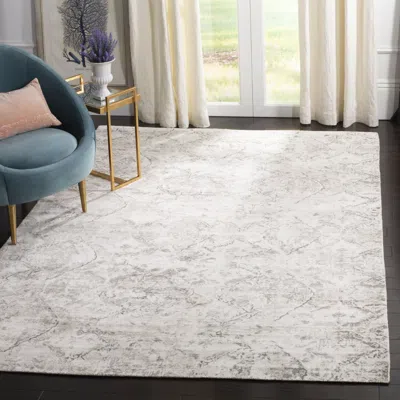 Safavieh Mirage Hand Made Area Rug, Grey Transitional Style Non-shedding In Gray