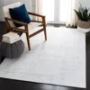 Safavieh Mirage Hand Made Area Rug, Ivory / Silver Solid / Tonal Style Non-shedding In White