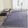 Safavieh Mirage Hand Made Area Rug, Lavender Aura Solid / Tonal Style Non-shedding In Purple