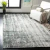 Safavieh Mirage Hand Made Area Rug, Silver / Grey Contemporary Style Non-shedding In Gray