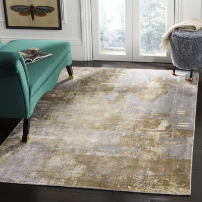 Safavieh Mirage Hand Made Area Rug, Taupe / Grey Contemporary Style Non-shedding In Neutral