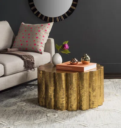 Safavieh Miriam Coffee Table In Gold