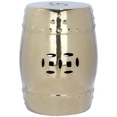 Safavieh Modern Ming Gold Ceramic Garden Stool
