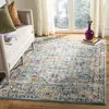 Safavieh Monaco Machine Made Area Rug, Blue / Light Grey Traditional Style Easy Care In Multi