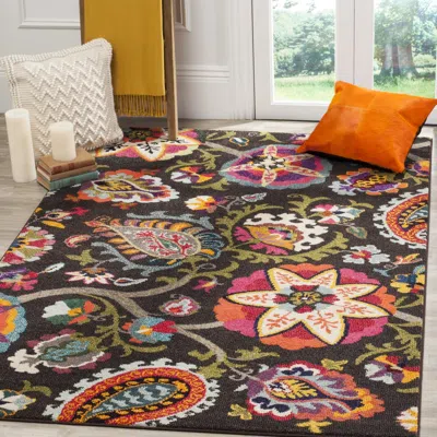 Safavieh Monaco Machine Made Area Rug, Brown / Multi Bohemian Style Easy Care