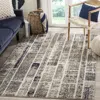 Safavieh Monaco Machine Made Area Rug, Grey / Multi Transitional Style Easy Care In Gray