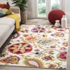 Safavieh Monaco Machine Made Area Rug, Ivory / Multi Bohemian Style Easy Care In Multi