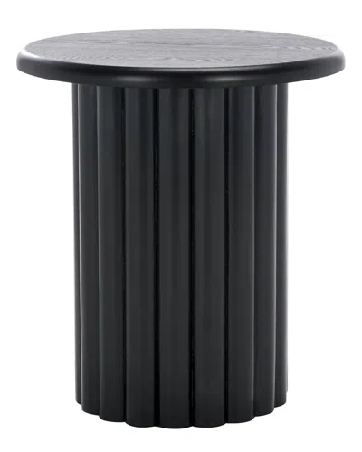 Safavieh Monka Round End Table In Black