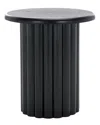 Safavieh Monka Round End Table In Black