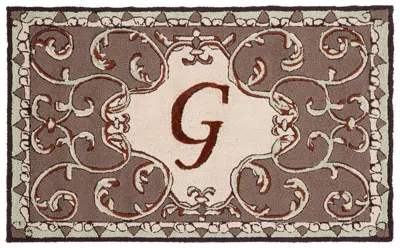 Safavieh Monogram Collection Rug In Brown