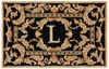 Safavieh Monogram Hand Made Area Rug, Black Traditional Style Non-shedding In Black