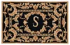 Safavieh Monogram Hand Made Area Rug, Black Traditional Style Non-shedding In Black