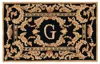 Safavieh Monogram Collection Hand-hooked Rug In Gold