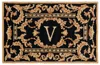 Safavieh Monogram Collection Hand-hooked Rug In Brown