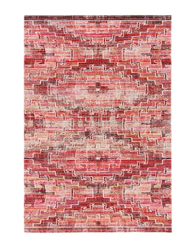 Safavieh Dnu  Montage 200 Indoor/outdoor Rug In Rust