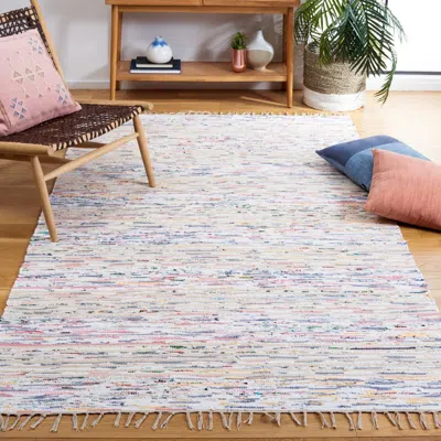 Safavieh Montauk Hand Made Area Rug, Beige / Ivory Bohemian Style Non-shedding In Multi