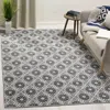 Safavieh Montauk Hand Made Area Rug, Black / Ivory Contemporary Style Non-shedding In Gray