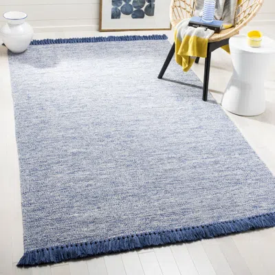 Safavieh Montauk Hand Made Area Rug, Blue Modern Style Non-shedding