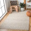 Safavieh Montauk Hand Made Area Rug, Brown / Beige Bohemian Style Non-shedding In Nude