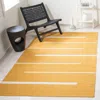 Safavieh Montauk Hand Made Area Rug, Gold / Ivory Contemporary Style Non-shedding In Yellow