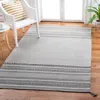 Safavieh Montauk Hand Made Area Rug, Grey / Ivory Bohemian Style Non-shedding In Neutral