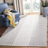 Safavieh Montauk Hand Made Area Rug, Grey / Ivory Contemporary Style Non-shedding In Gray