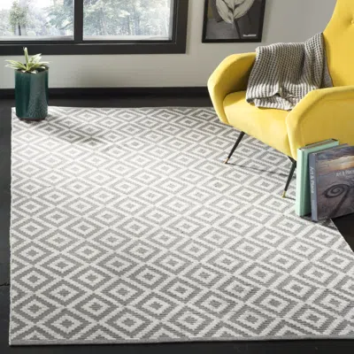 Safavieh Montauk Hand Made Area Rug, Grey / Ivory Contemporary Style Non-shedding In Gray
