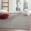 Safavieh Montauk Hand Made Area Rug, Ivory / Black Contemporary Style Non-shedding In Gray