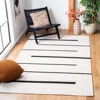 Safavieh Montauk Hand Made Area Rug, Ivory / Black Contemporary Style Non-shedding In Neutral