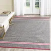Safavieh Montauk Hand Made Area Rug, Light Pink / Multi Contemporary Style Non-shedding In Gray