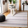 Safavieh Montauk Hand Made Area Rug, Pink / Beige Contemporary Style Non-shedding In Gray