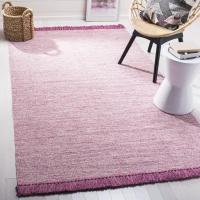 Safavieh Montauk Hand Made Area Rug, Pink Modern Style Non-shedding