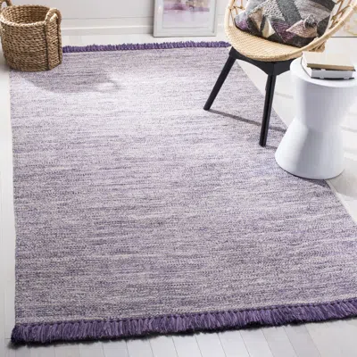 Safavieh Montauk Hand Made Area Rug, Purple Coastal Style Non-shedding