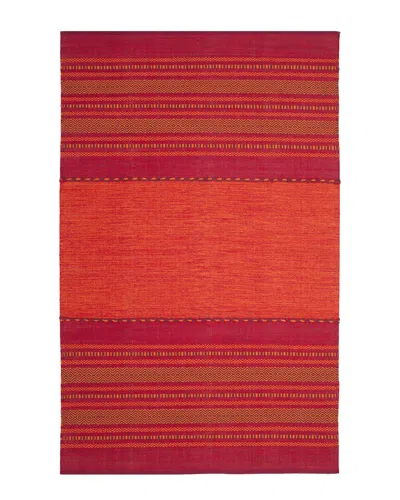 Safavieh Montauk Hand Woven Area Rug In Orange
