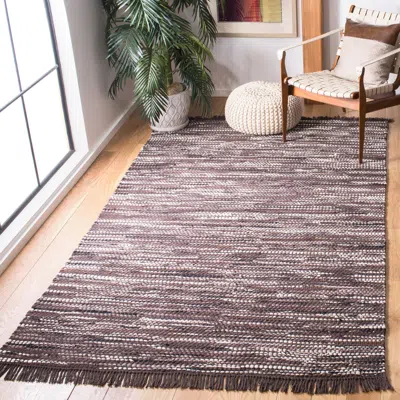 Safavieh Montauk Machine Made Area Rug, Brown / Ivory Contemporary Style Easy Care