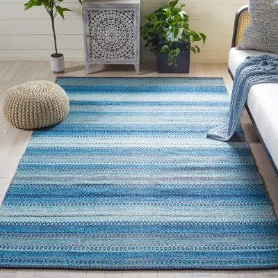 Safavieh Montauk Machine Made Area Rug, Grey / Blue Bohemian Style Easy Care