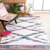 Safavieh Montauk Machine Made Area Rug, Ivory / Blue Bohemian Style Easy Care In Multi