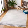 Safavieh Montauk Machine Made Area Rug, Ivory / Grey Contemporary Style Easy Care In White