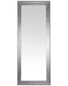 Safavieh Montauk Silver Led Mirror With Dimmable Touch Switch In Silver