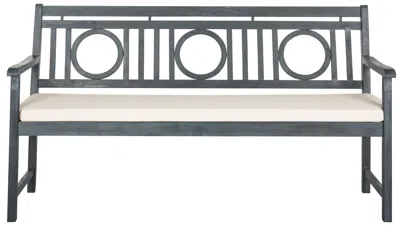 Safavieh Montclair 3 Seat Bench In Blue