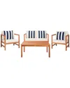 Safavieh Montez 4pc Set In Brown