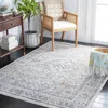 Safavieh Moondust Machine Made Area Rug, Ivory / Blue Traditional Style Easy Care In White