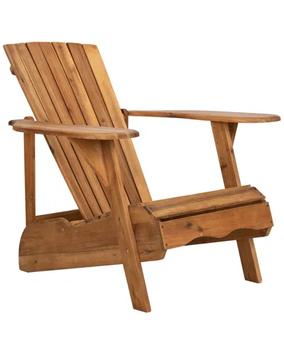 Safavieh Mopani Outdoor Adirondack Chair In Brown